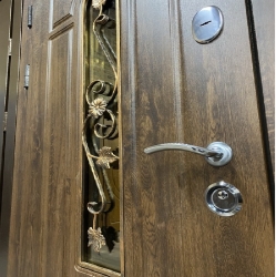 Вхідні Двері Арка 1200 з ковкою Стандарт Плюс Redfort1.jpg