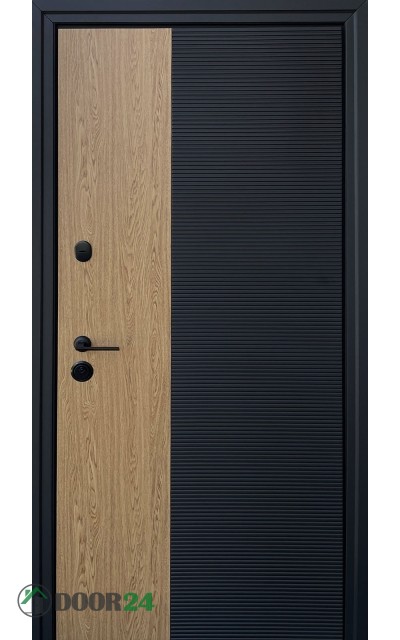 STRIMEX Nissha Duality приховані петлі софт чорний мат// білий + біла рама