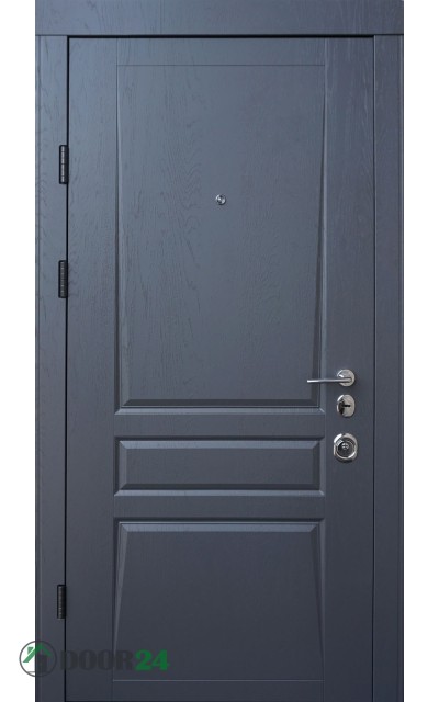 QDOORS Авангард Тріно дуб графіт // білий супермат + біла рама