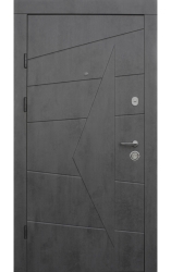 QDOORS Преміум Акцент бетон темний // бетон сірий