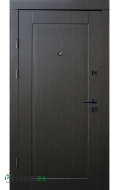 QDOORS Преміум Прованс венге темний // білий супермат + біла рама