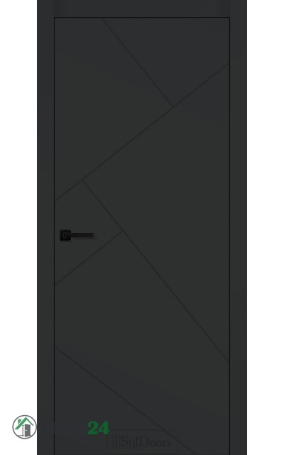 Aura RAL 7016 антрацит фарбовані глухі