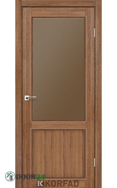 CL-02 дуб браш скло бронза