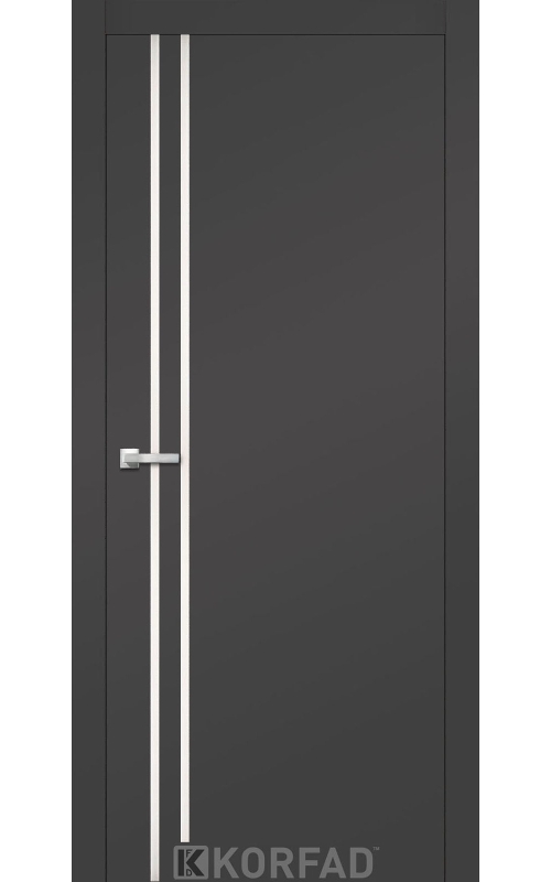 ALP-01 Super PET антрацит глухі молдинг алюміній