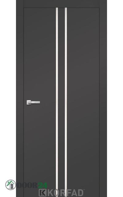 ALP-02 Super PET антрацит глухая молдинг алюминий