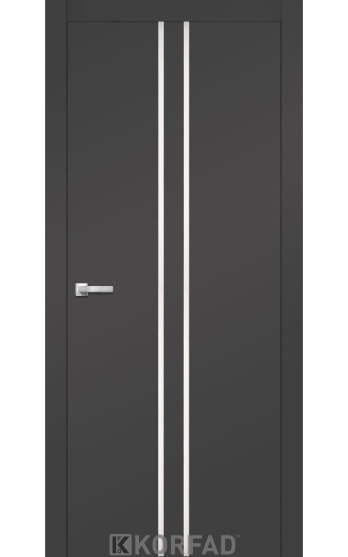 ALP-02 Super PET антрацит глухі молдинг алюміній