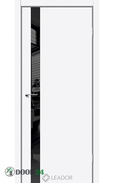Asti Glass білий матовий глухі скло чорне
