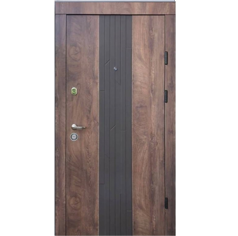Вхідні Двері Люксор "Qdoors" Спил дерева кон'ячний, R4