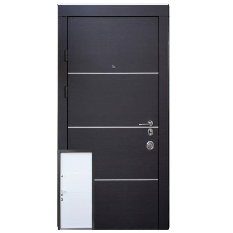 Вхідні Двері Горизонт AL "Qdoors" Авангард, 2 кольори 