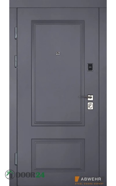 ABWEHR Megapolis Kale 509 Ramina антрацит // белый супермат (декор на выбор)