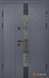 ABWEHR Termix 527 Tower 1200 полуторні склопакет терморозрив Lampre антрацит // сосна прованс