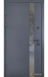 ABWEHR Defender 506 Nordi Glass склопакет терморозрив RAL 7021T // білий