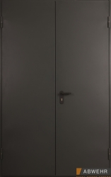 ABWEHR Технические противопожарные IE30 TD 1200+ двойные нестандартные петли-доводчики RAL 8019 (декор на выбор)