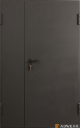 ABWEHR Технические противопожарные IE30 TD 1200 полуторные петли-доводчики RAL 8019 (декор на выбор)